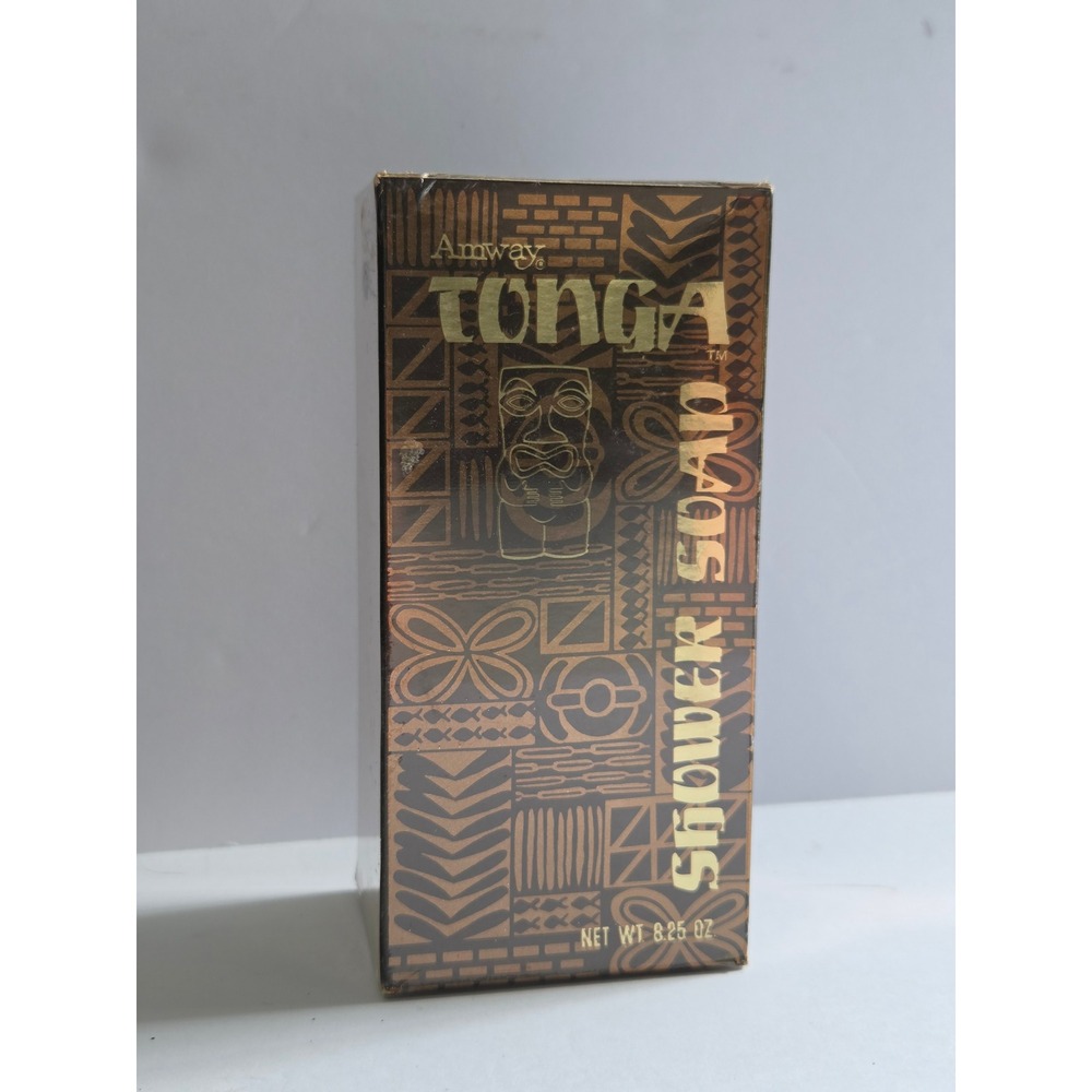 Vintage 1977 Amway Tonga Shower Soap 8.25 oz Factory Sealed Tiki Collectible